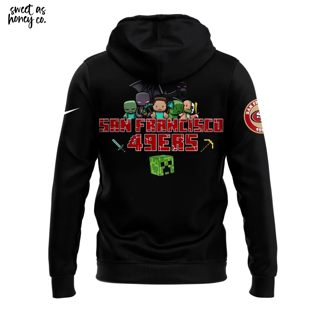 SF 49ers 2025 Minecraft Game Hoodie SF 49ers 2025 Minecraft Game Hoodie