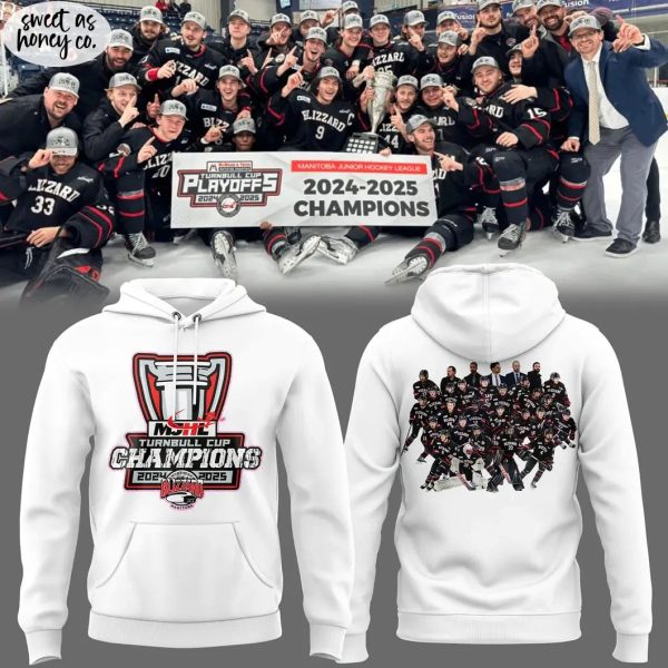 Special Edition Northern Manitoba Blizzard 2025 Champions Hoodie