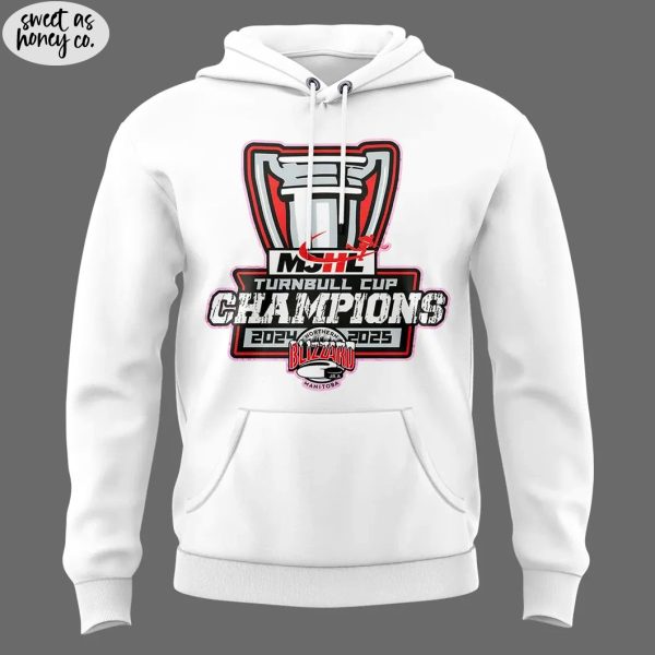 Special Edition Northern Manitoba Blizzard 2025 Champions Hoodie