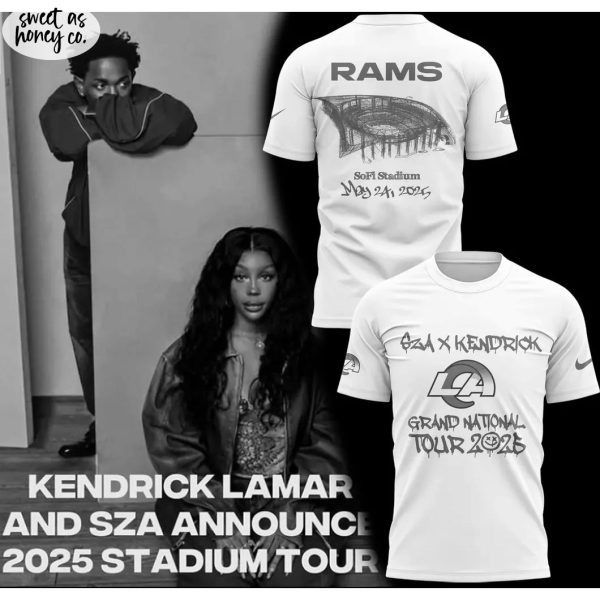 SZA x Kendrick Lamar Grand National Tour 2025 For Fans T-Shirt