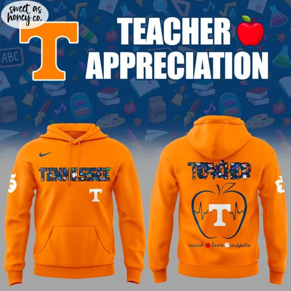 Tennessee Football Teach Appreciation Day 2025 Hoodie