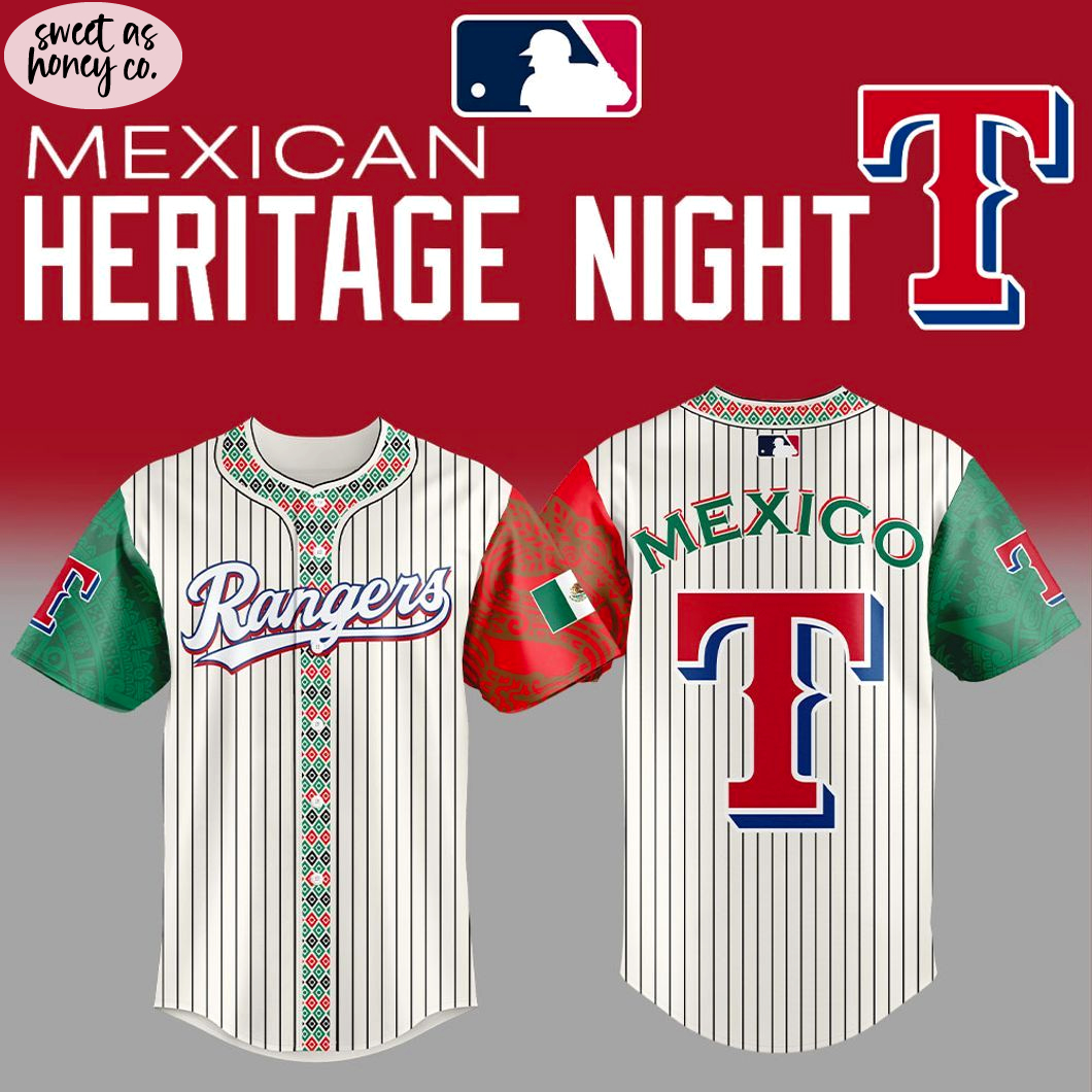 Texas Rangers Mexican Heritage Night 2025 Jersey Texas Rangers Mexican Heritage Night 2025 Jersey