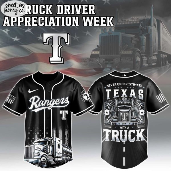 Texas Rangers MLB X Nation Truck Driver Appreciation Week 2025 Jersey