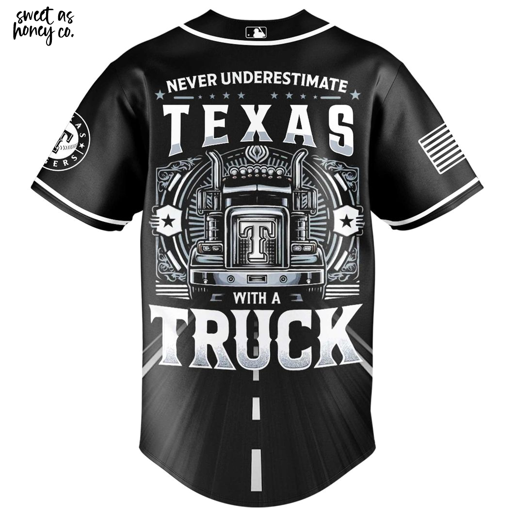 Texas Rangers MLB X Nation Truck Driver Appreciation Week 2025 Jersey Texas Rangers MLB X Nation Truck Driver Appreciation Week 2025 Jersey