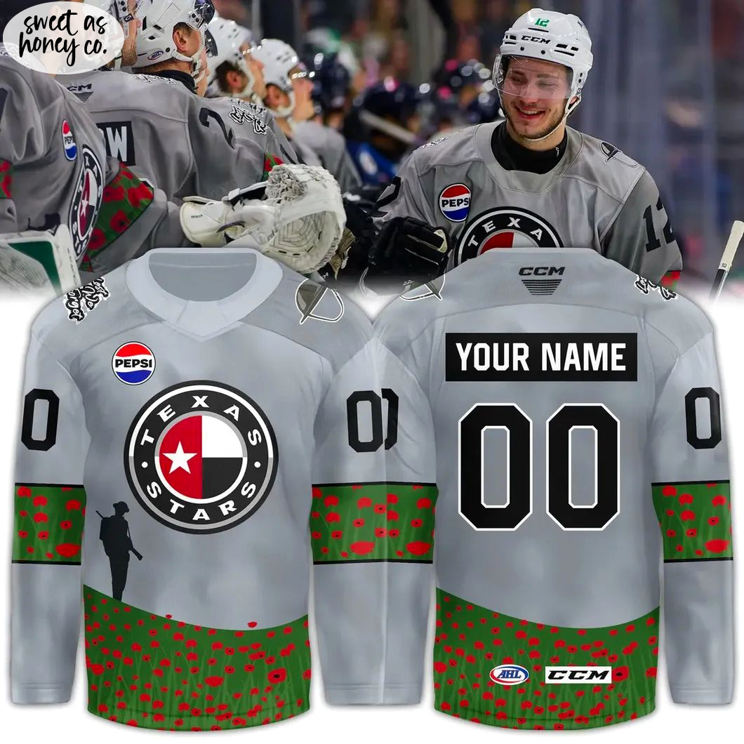 Texas Stars x Military Appreciation 2025 Hockey Jersey Texas Stars x Military Appreciation 2025 Hockey Jersey