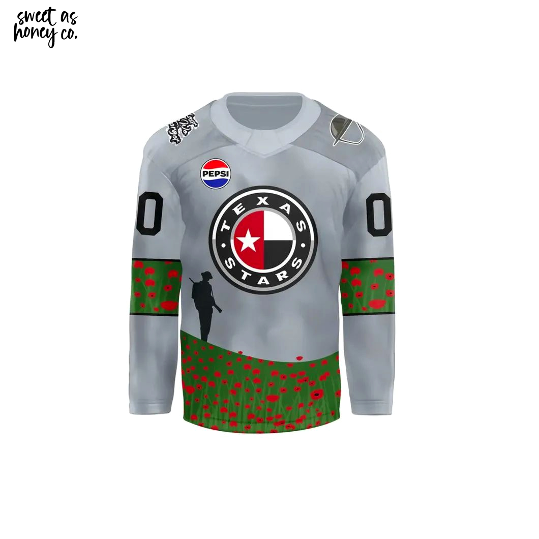 Texas Stars x Military Appreciation 2025 Hockey Jersey Texas Stars x Military Appreciation 2025 Hockey Jersey