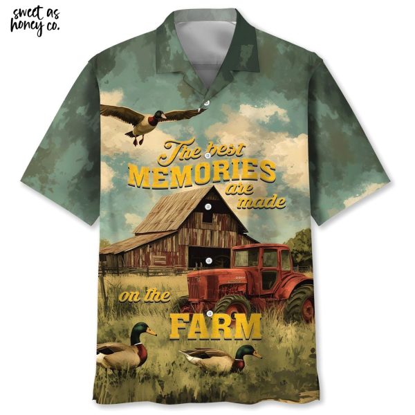 The Best Memories Are Made On The Farm 2025 Hawaiian Shirt