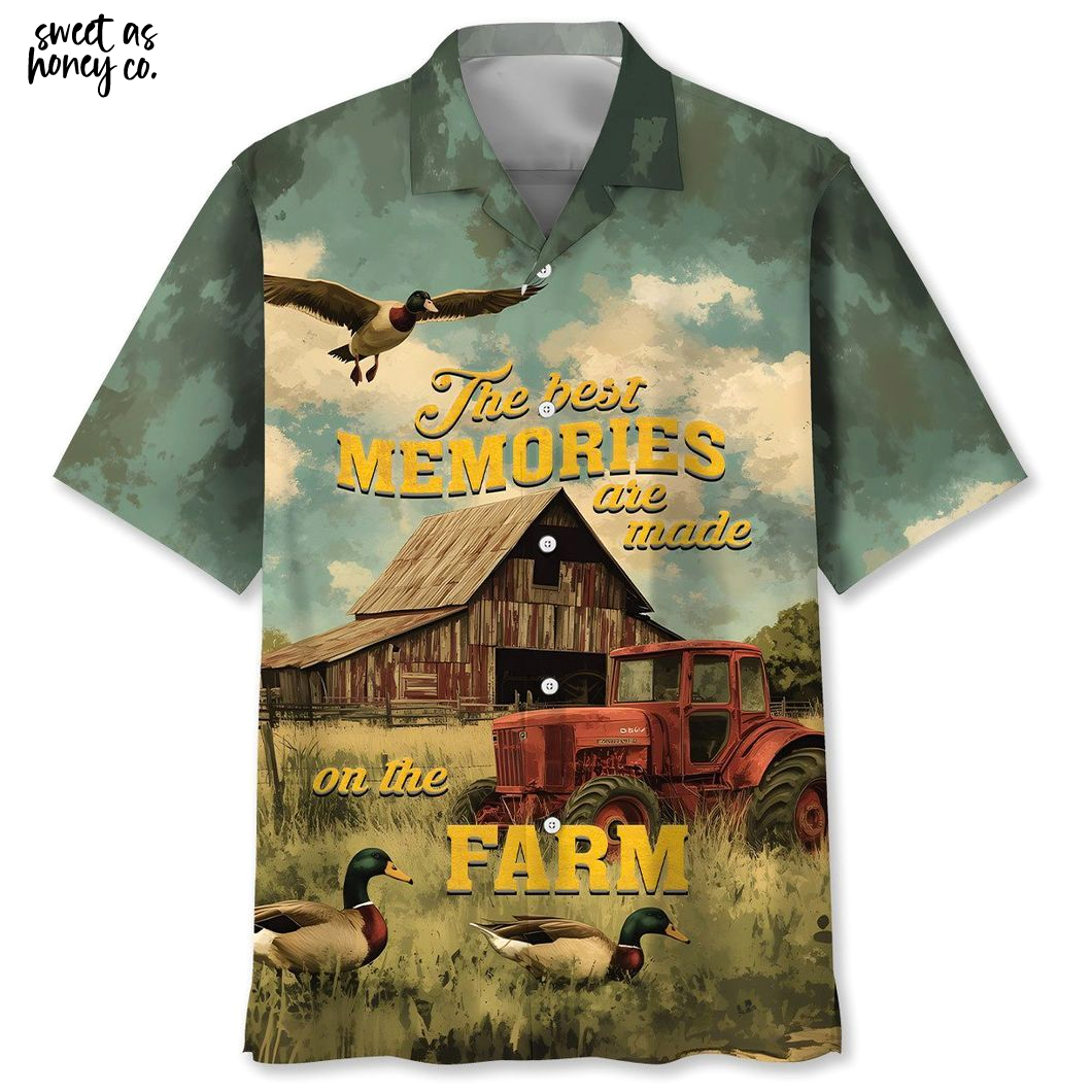 The Best Memories Are Made On The Farm 2025 Hawaiian Shirt The Best Memories Are Made On The Farm 2025 Hawaiian Shirt