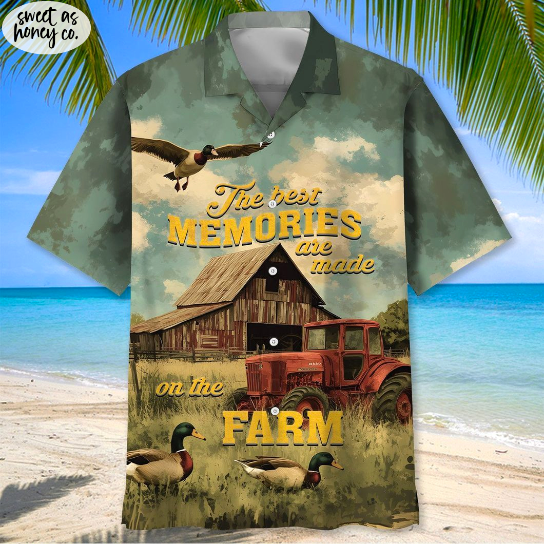 The Best Memories Are Made On The Farm 2025 Hawaiian Shirt The Best Memories Are Made On The Farm 2025 Hawaiian Shirt