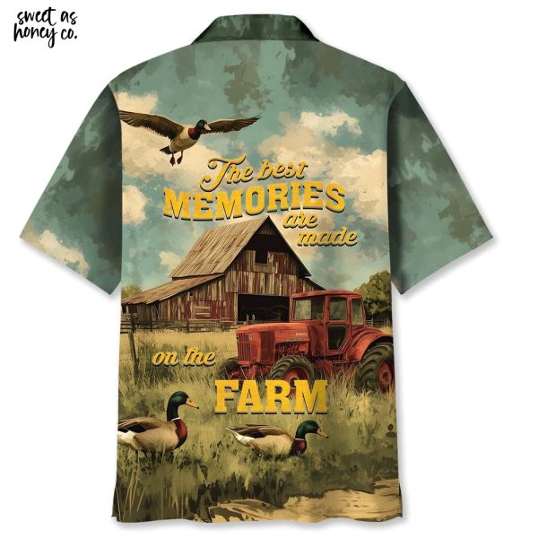 The Best Memories Are Made On The Farm 2025 Hawaiian Shirt