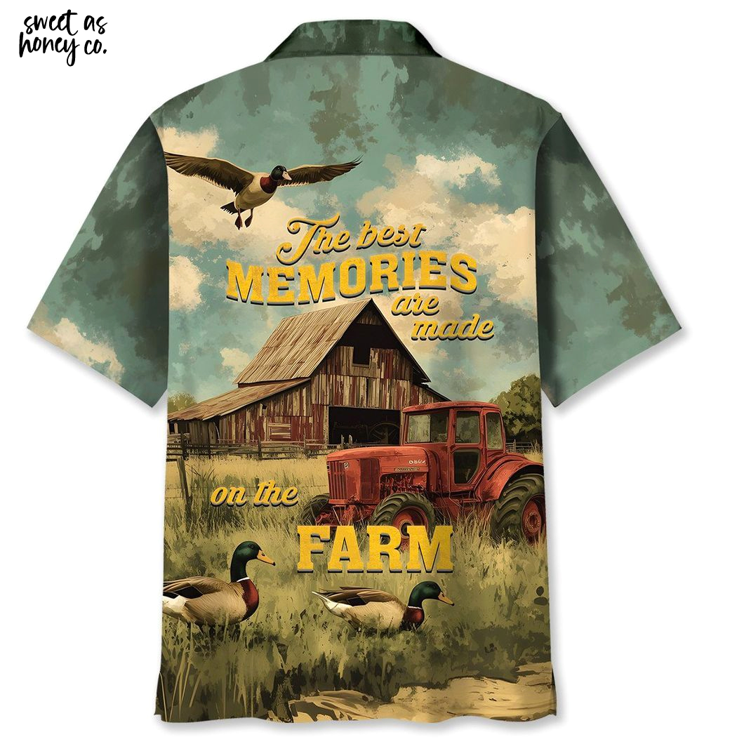 The Best Memories Are Made On The Farm 2025 Hawaiian Shirt The Best Memories Are Made On The Farm 2025 Hawaiian Shirt
