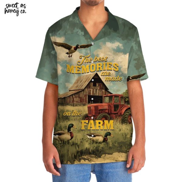 The Best Memories Are Made On The Farm 2025 Hawaiian Shirt
