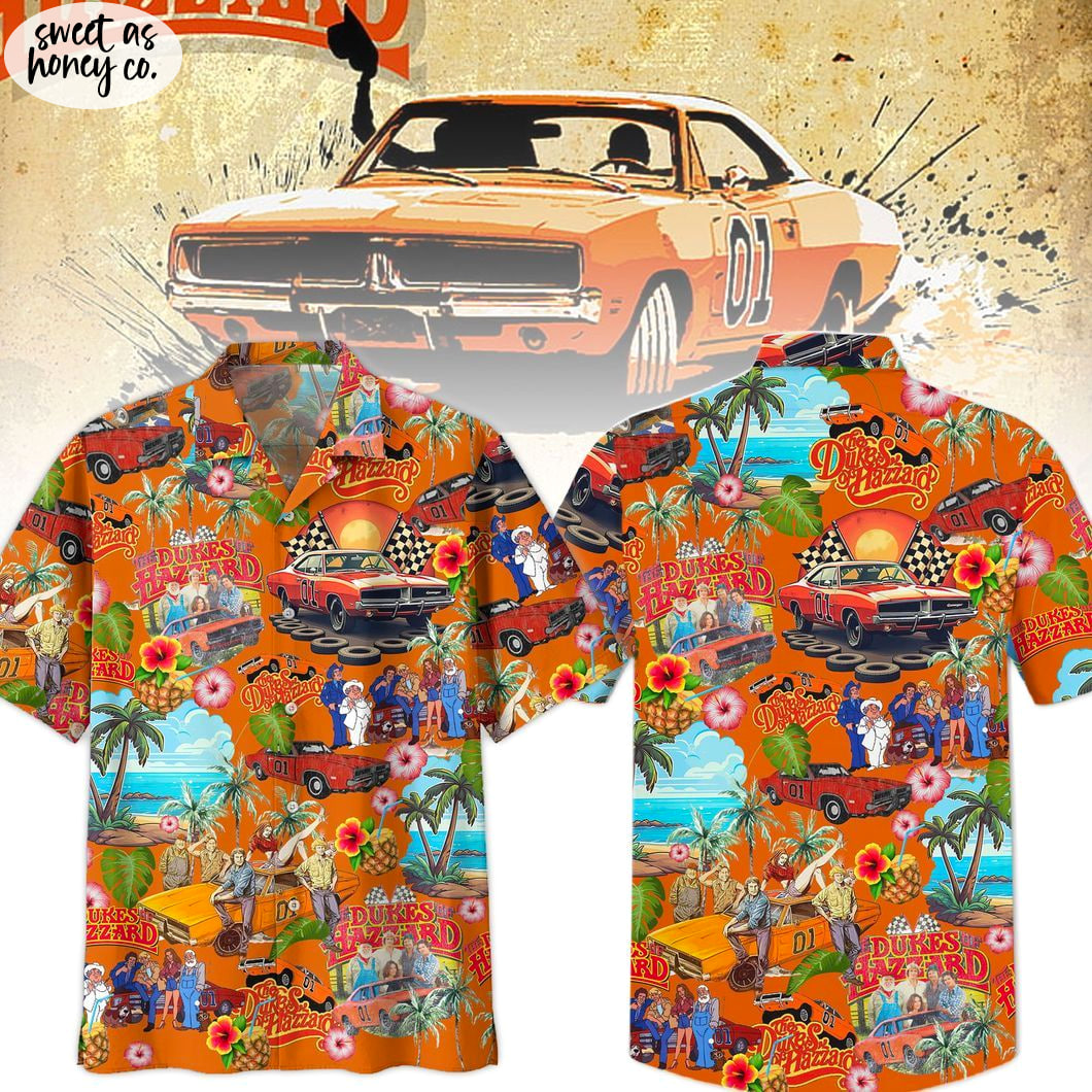 The Dukes of Hazzard Beach Hawaiian Shirt The Dukes of Hazzard Beach Hawaiian Shirt