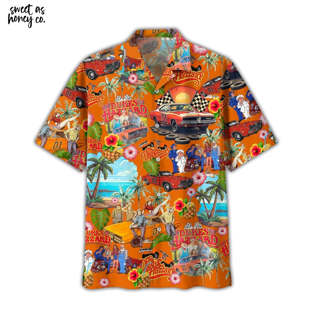 The Dukes of Hazzard Beach Hawaiian Shirt The Dukes of Hazzard Beach Hawaiian Shirt