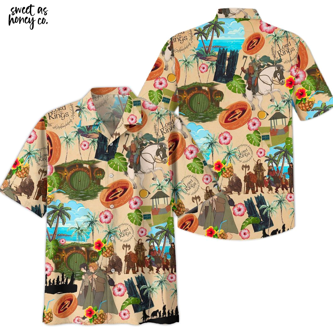 The Lord Of The Rings Summer Hawaiian Shirt The Lord Of The Rings Summer Hawaiian Shirt