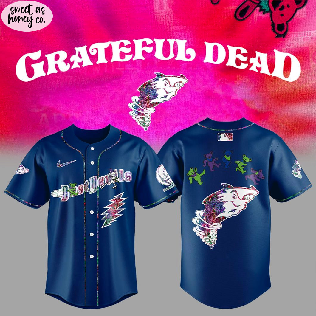 Tri-City Dust Devils Grateful Dead 60th 2025 Jersey Tri-City Dust Devils Grateful Dead 60th 2025 Jersey
