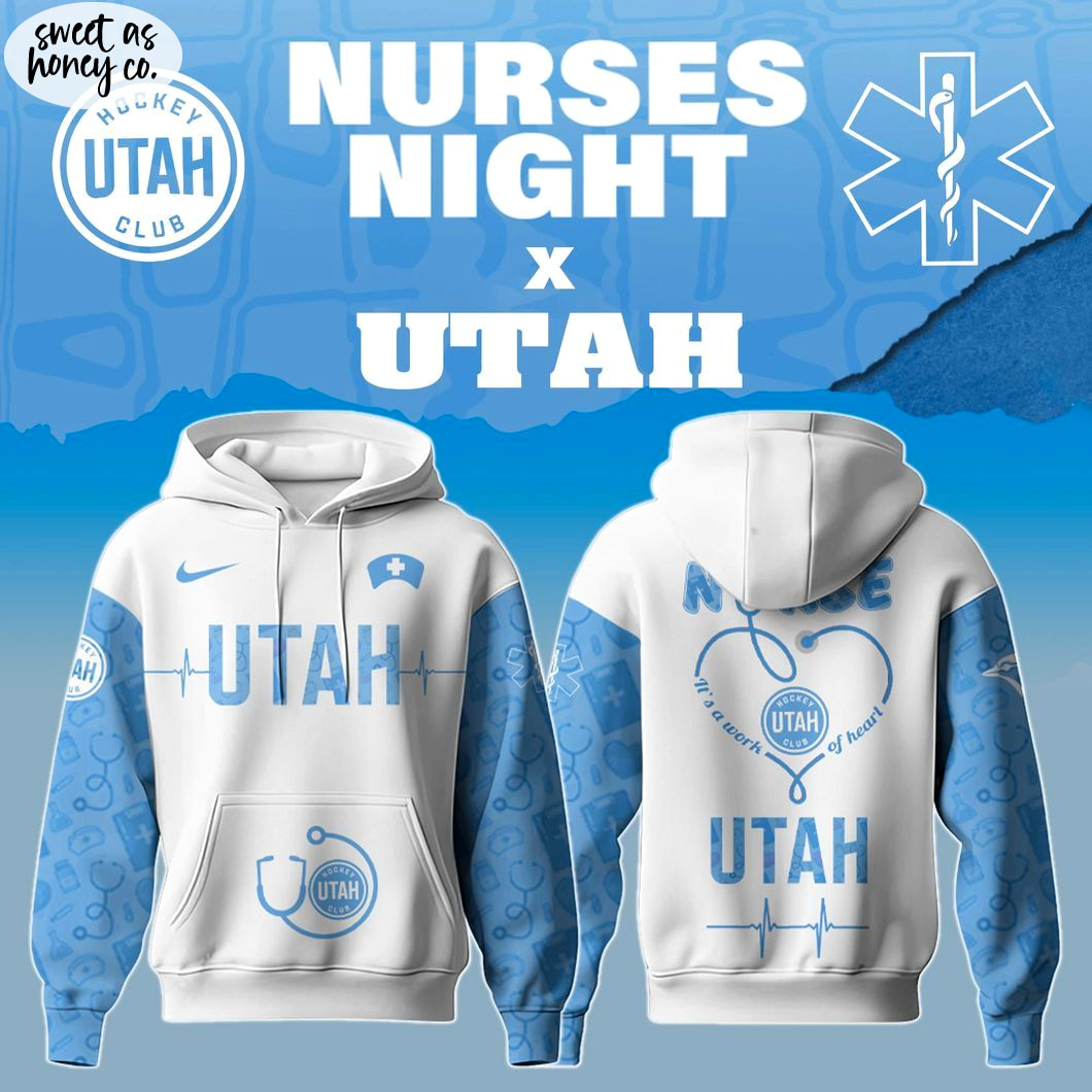 Utah Hockey x Nurses Hoodie Utah Hockey x Nurses Hoodie