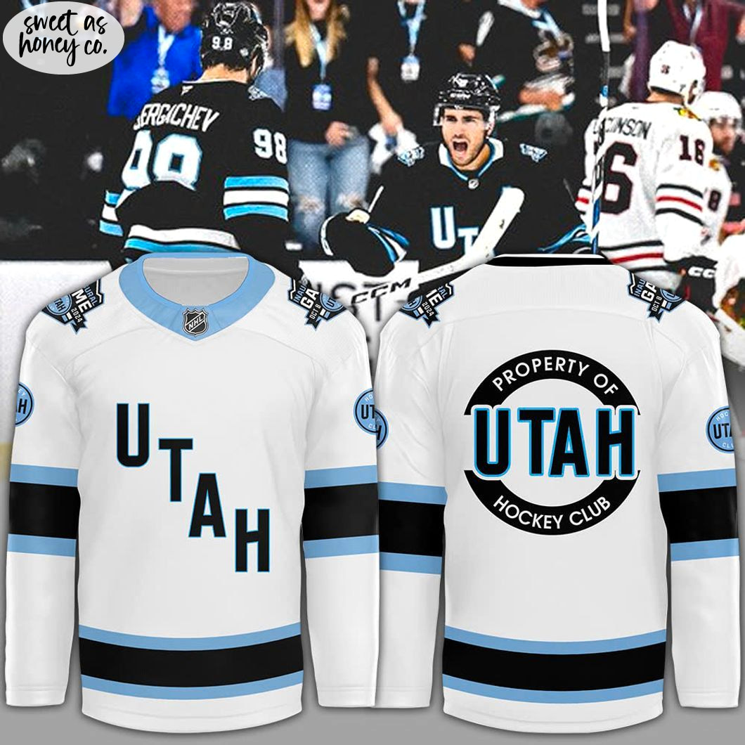 Utah Mammoth 2025 White Premium Hockey Jersey Utah Mammoth 2025 White Premium Hockey Jersey