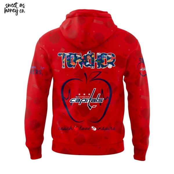 Washington Capitals Teacher Appreciation Day 2025 Limited Hoodie
