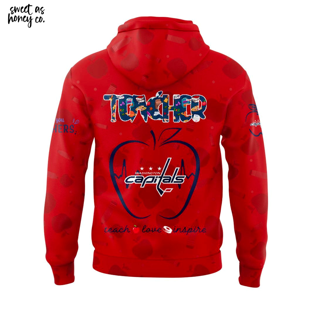 Washington Capitals Teacher Appreciation Day 2025 Limited Hoodie Washington Capitals Teacher Appreciation Day 2025 Limited Hoodie
