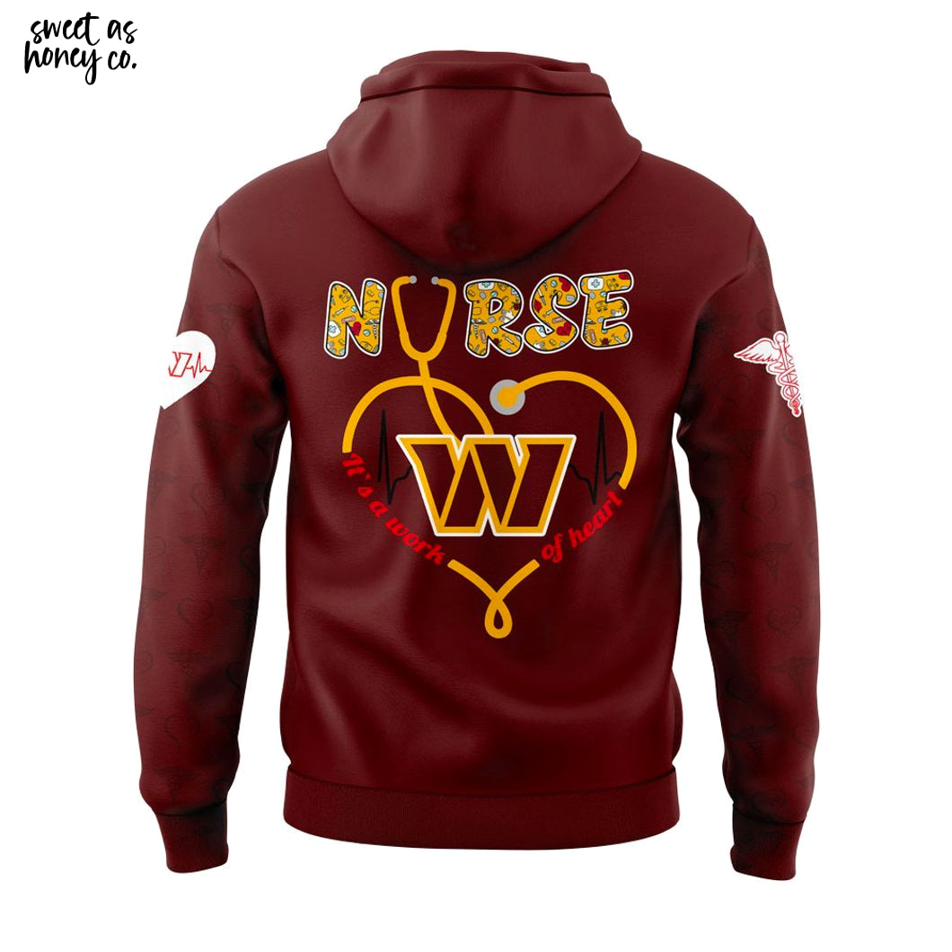 Washington Commanders Nurses Appreciation Day 2025 Hoodie Washington Commanders Nurses Appreciation Day 2025 Hoodie