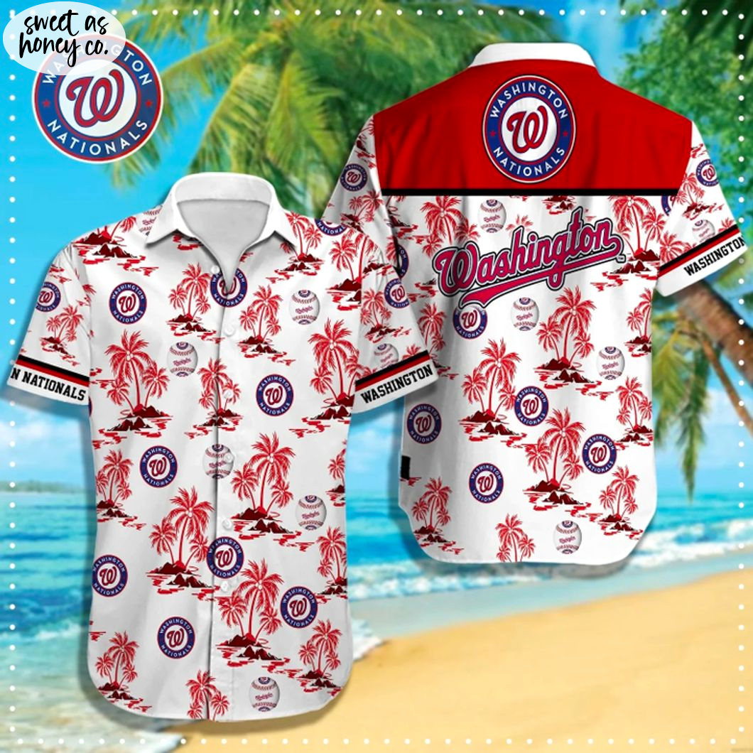 Washington Nationals 2025 Beach Hawaiian Shirt Washington Nationals 2025 Beach Hawaiian Shirt