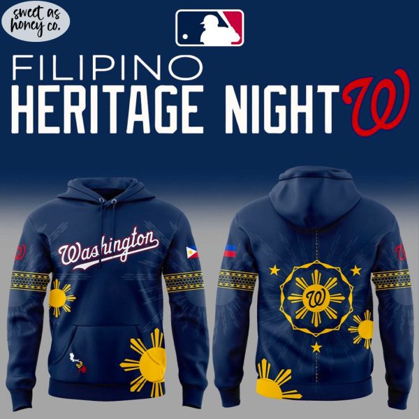 Washington Nationals Filipino Heritage Night 2025 Hoodie