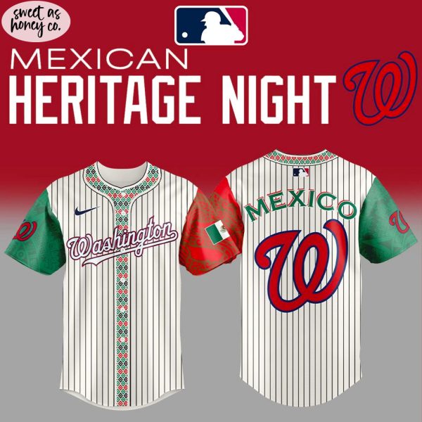 Washington Nationals MLB x Mexican Heritage Night 2025 Jersey