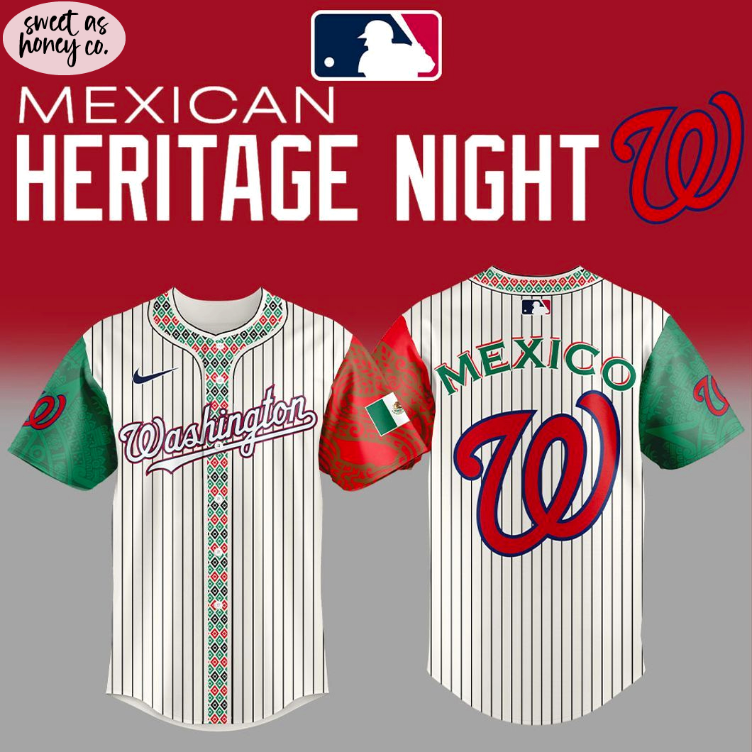 Washington Nationals MLB x Mexican Heritage Night 2025 Jersey Washington Nationals MLB x Mexican Heritage Night 2025 Jersey