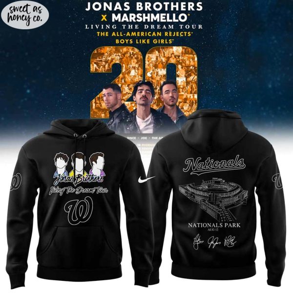 Washington Nationals x Jonas20 Dream Tour 2025 Hoodie