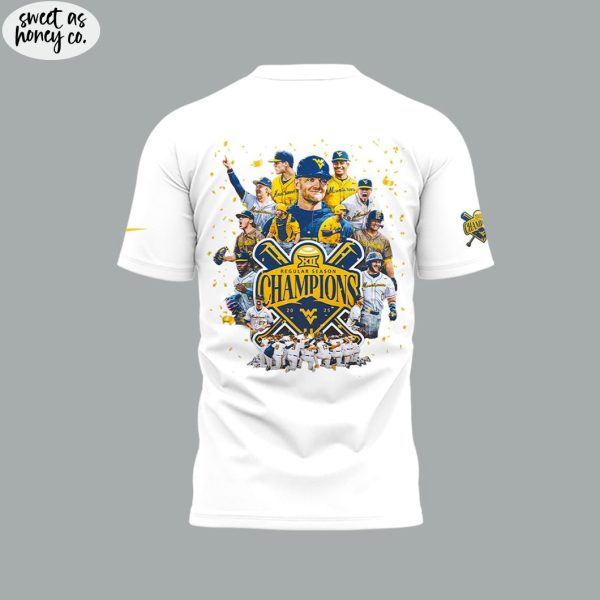WVU West Virginia Mountaineers 2025 Big 12 Champions T-Shirt